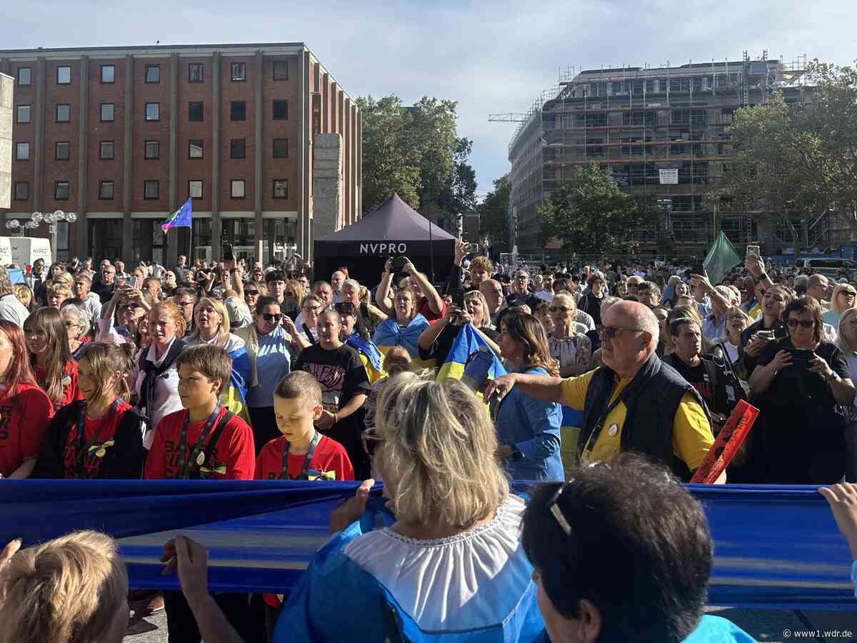 Köln: Kundgebung zum Unabhängigkeitstag der Ukraine