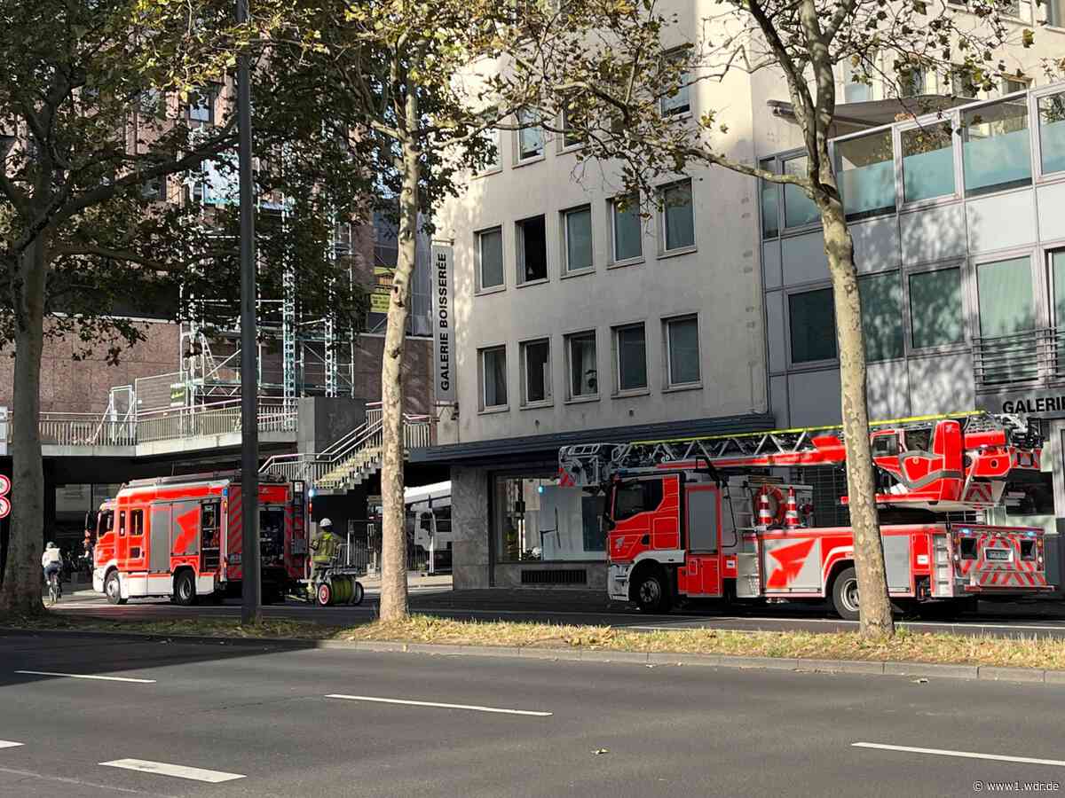 Feueralarm: Brand und viel Rauch im Kölner WDR-Gebäude