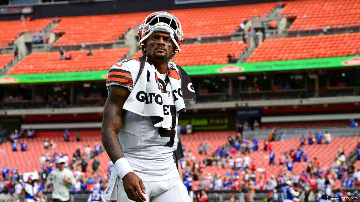 Cleveland names Deshaun Watson QB1, but the next answer might still be coming