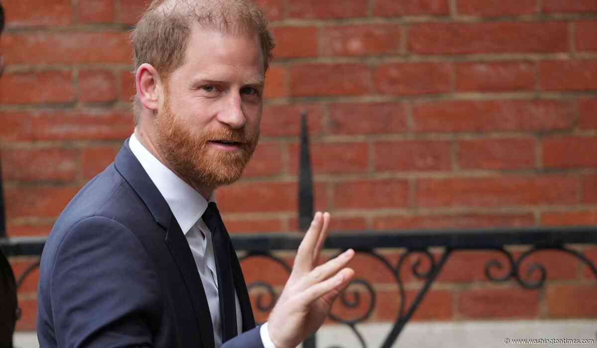 Prince Harry to leave board of African Parks conservation nonprofit