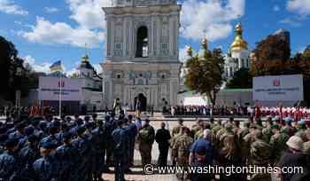European leaders mark Ukraine's 35th Independence Day as Russian invasion pushes on