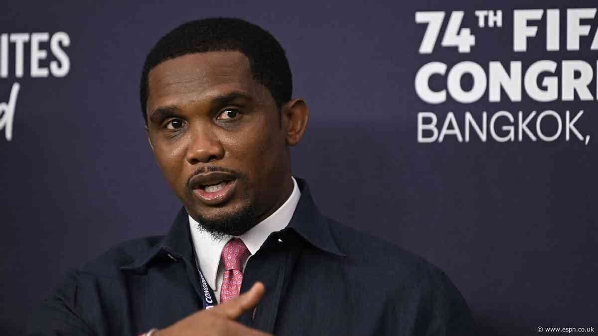 Eto'o backs Infantino's FIFA private equity plan