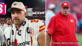 Andy Reid reveals why he had to 'yank' Travis Kelce out of Chiefs practice... as veteran star prepares for 14th NFL season