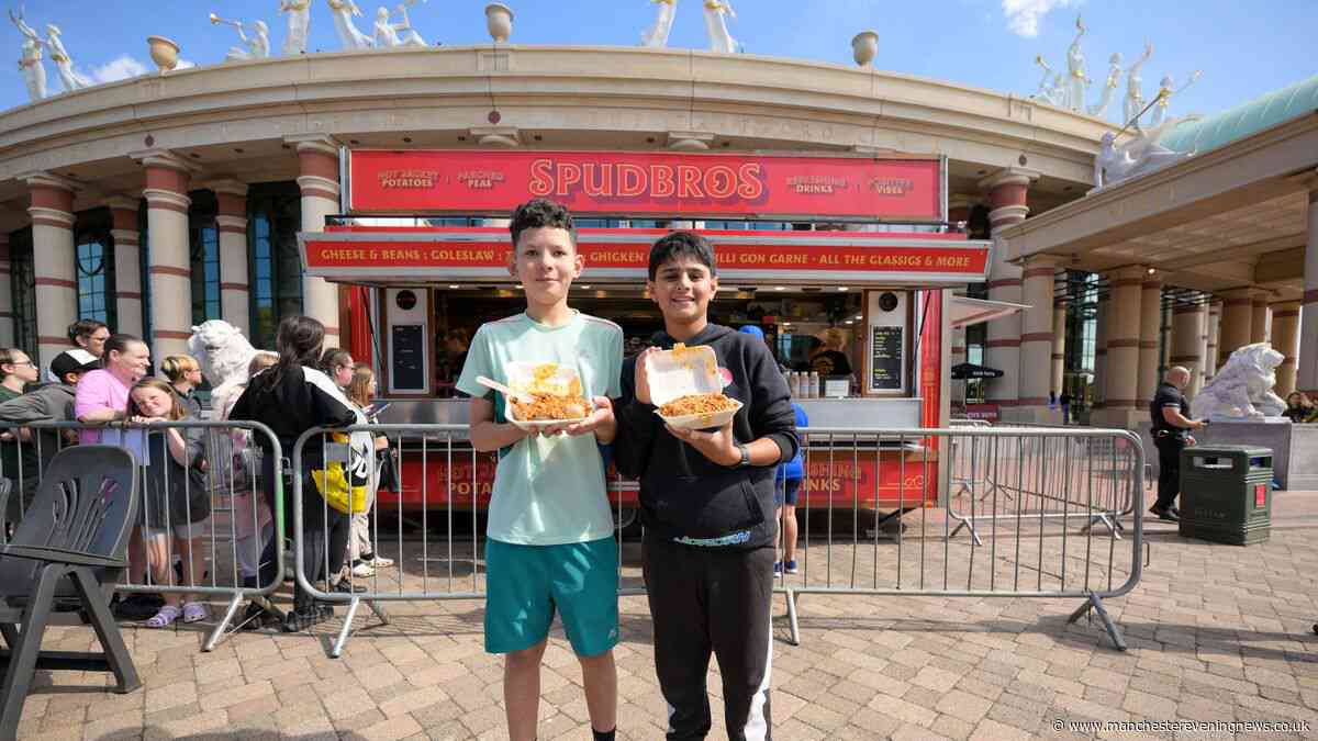Teenagers queued for 15 hours to be first for a Spud at the Trafford Centre