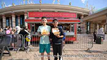 Teenagers queued for 15 hours to be first for a Spud at the Trafford Centre