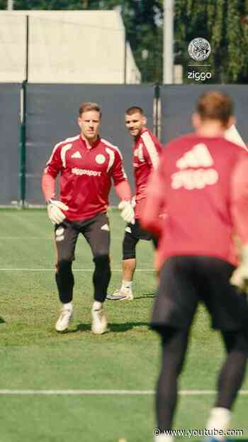 Maarten Paes & Marc ter Stegen at the Ajax training 😎