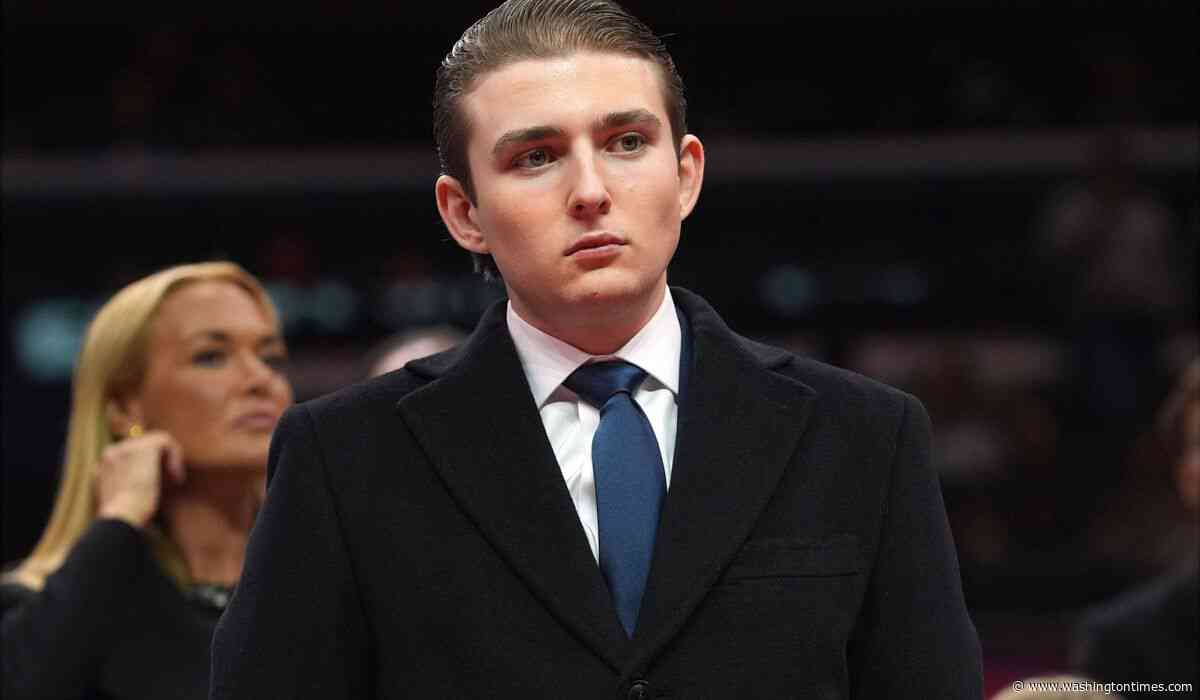 Iranian media shows video targeting Barron Trump with $10 million bounty