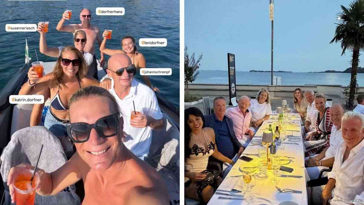 Maria Höfl-Riesch feiert sonnige Aperol-Party mit Freund Johann