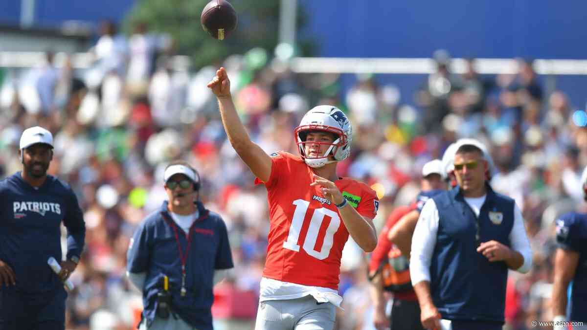 Patriots' Gonzalez returns to practice, RB Henderson leaves early