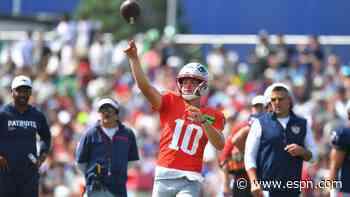 Patriots' Gonzalez returns to practice, RB Henderson leaves early