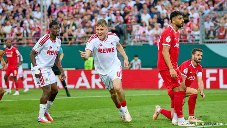 DFB-Pokal am Montag: Doppelschlag rettet 1. FC Köln, Drama für Wolfsburg