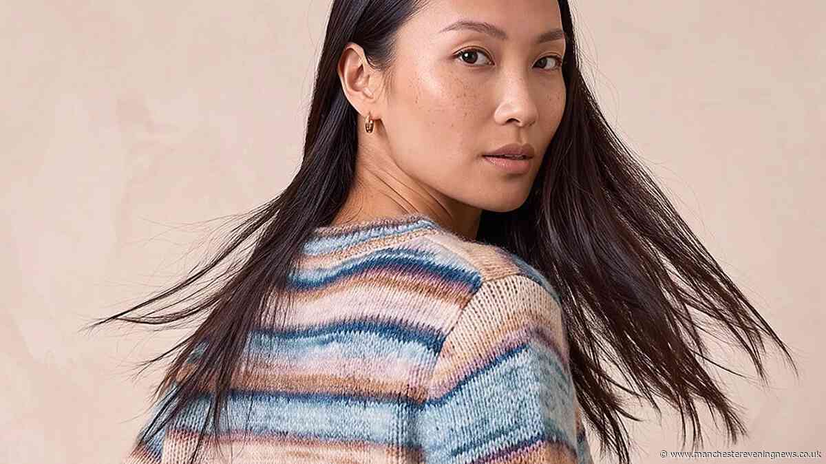 Roman's £27 wool jumper in four colours is 'cosy and soft' yet not heavy or bulky for autumn