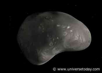 Mars's Funky Moon Deimos was Shaped by an Impact