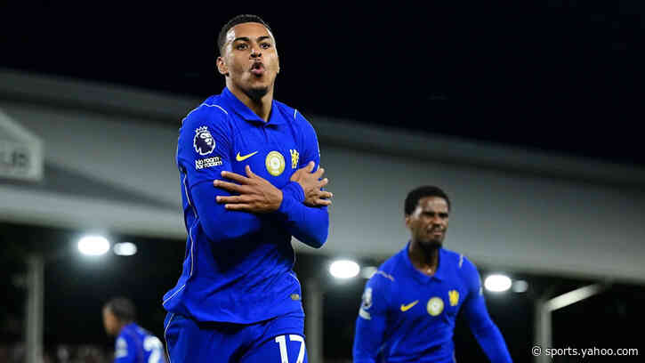 Premier League: Rogers scores on debut as Chelsea lead Fulham in end-to-end derby