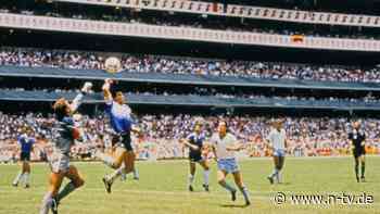Maradonas legendäres Tor: "Hand Gottes"-Ball bringt mehrere Millionen bei Versteigerung