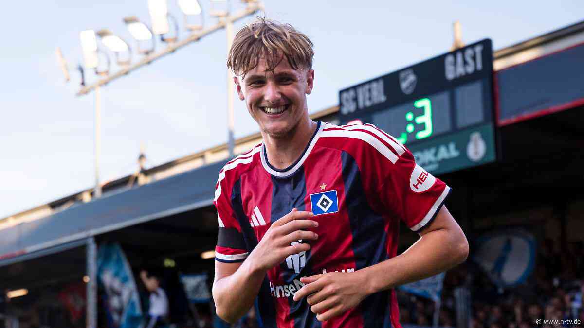 Jüngster Torschütze: HSV-Youngster knackt alten Rekord von Uwe Seeler