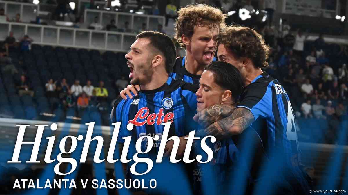 Buona la prima 👊 | Atalanta-Sassuolo 2-1 | Highlights 1ª Serie A 2026/27