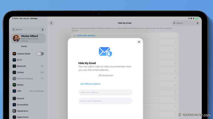 Hide My Email no longer changing domains, will keep iCloud.com