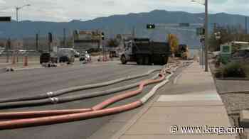 Sinkhole repair on Menaul expected to take several days