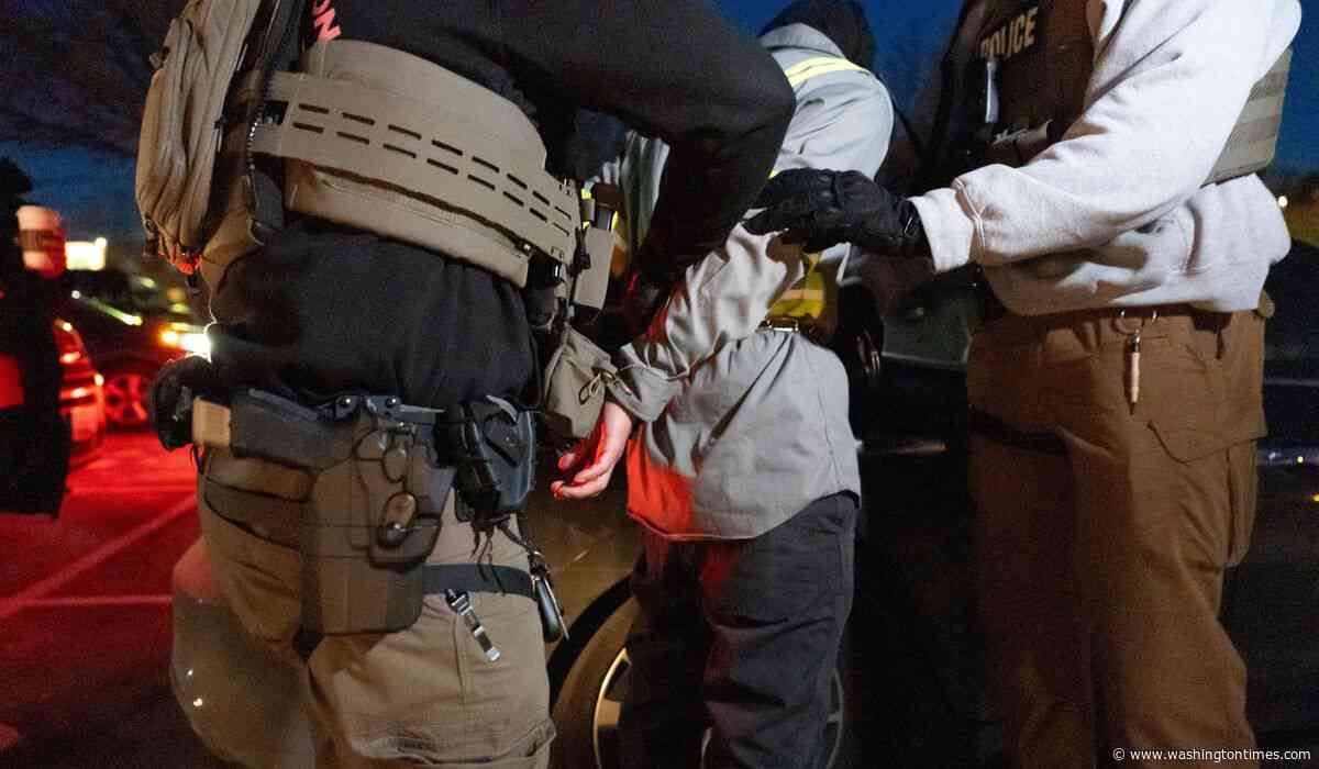 ICE announces more than 1,300 arrests in Virginia, Maryland