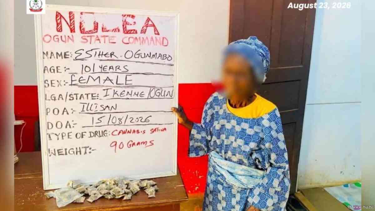 101-jarige vrouw in Nigeria gearresteerd  voor handel in cannabis