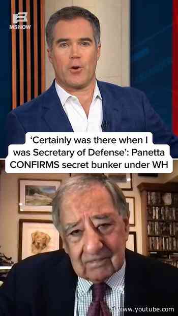 Secret bunker under WH CONFIRMED by Panetta: 'Certainly was there when I was Secy. of Defense'