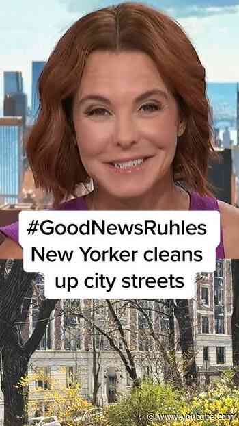 New Yorker cleans up city streets