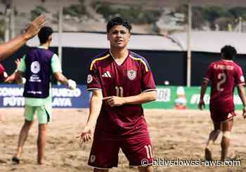 La Vinotinto golea a Argentina en el Sudamericano Sub-20 de fútbol playa