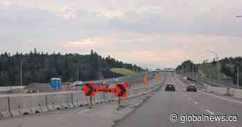 Rainbow Valley Bridge work wrapping up on Whitemud Drive