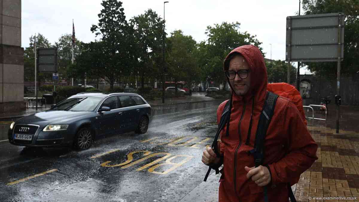 Met Office reveals 44 areas facing thunderstorms and heavy rain this week - full list