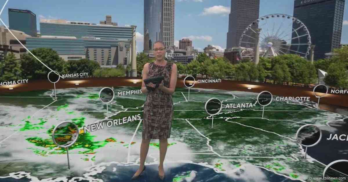 Georgia enjoying dry start to the week, but rainfall is on the way