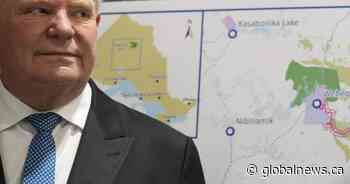 Ford government celebrates construction work on northern Ontario mining roads