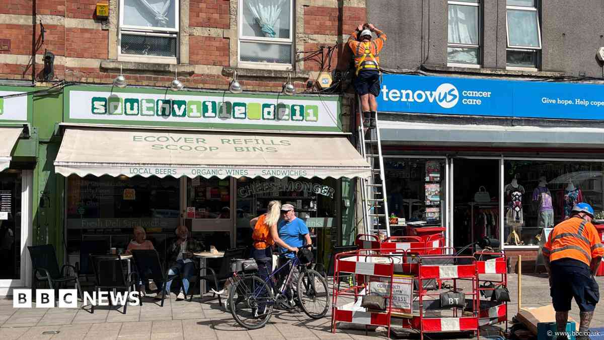 Cut cables leave shops unable to take card payments