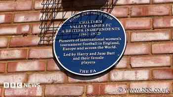 First Lionesses honoured again with blue plaque