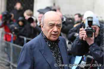 Met Police send evidence on Mohamed Al Fayed suspect to prosecutors