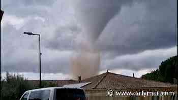 Dozens of people injured and hundreds of homes are damaged after tornado tears through French village