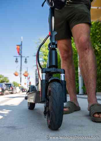 Blue Bombers volunteer seriously injured in collision with e-scooter