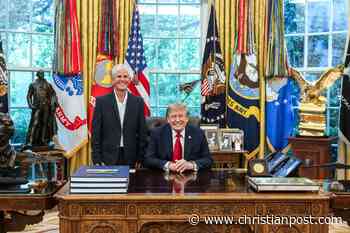 Freed missionary pilot Kevin Rideout thanks praying Christians as he meets Trump at White House