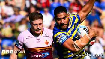 Warrington hang on to beat Giants in try-fest