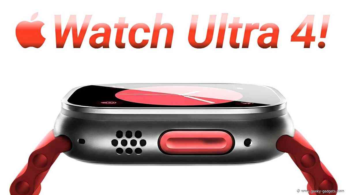 What to Expect from the Apple Watch Ultra 4