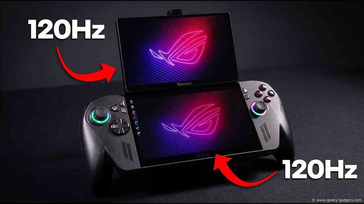 ROG Ally X Mod Uses a 1080P 120Hz Screen for Nintendo DS