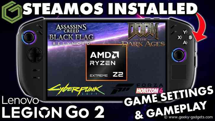 Lenovo Legion Go SteamOS Hands-on Testing Reveals Strong AAA Gaming