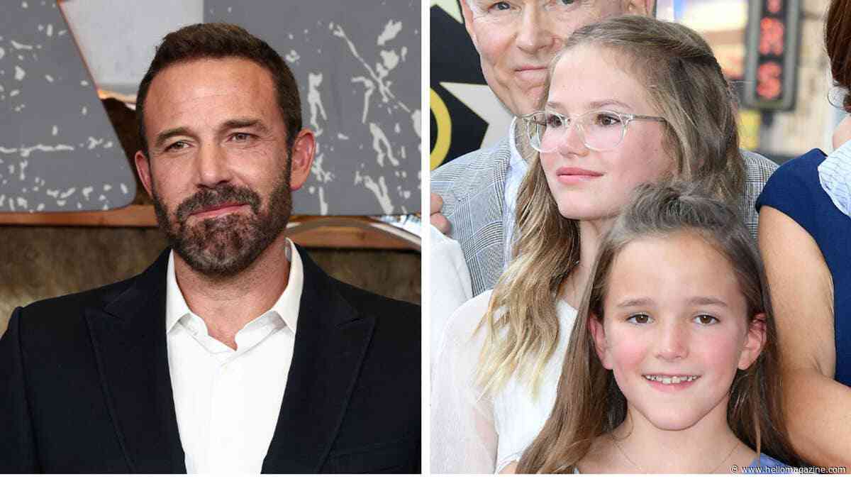 Ben Affleck's rarely-seen children steal the show during special family night out