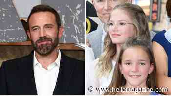 Ben Affleck's rarely-seen children steal the show during special family night out