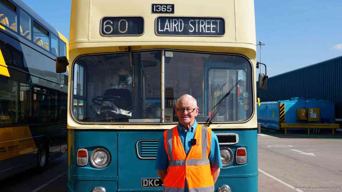 Birkenhead bus driver who spent six decades behind the wheel 'gutted' to retire