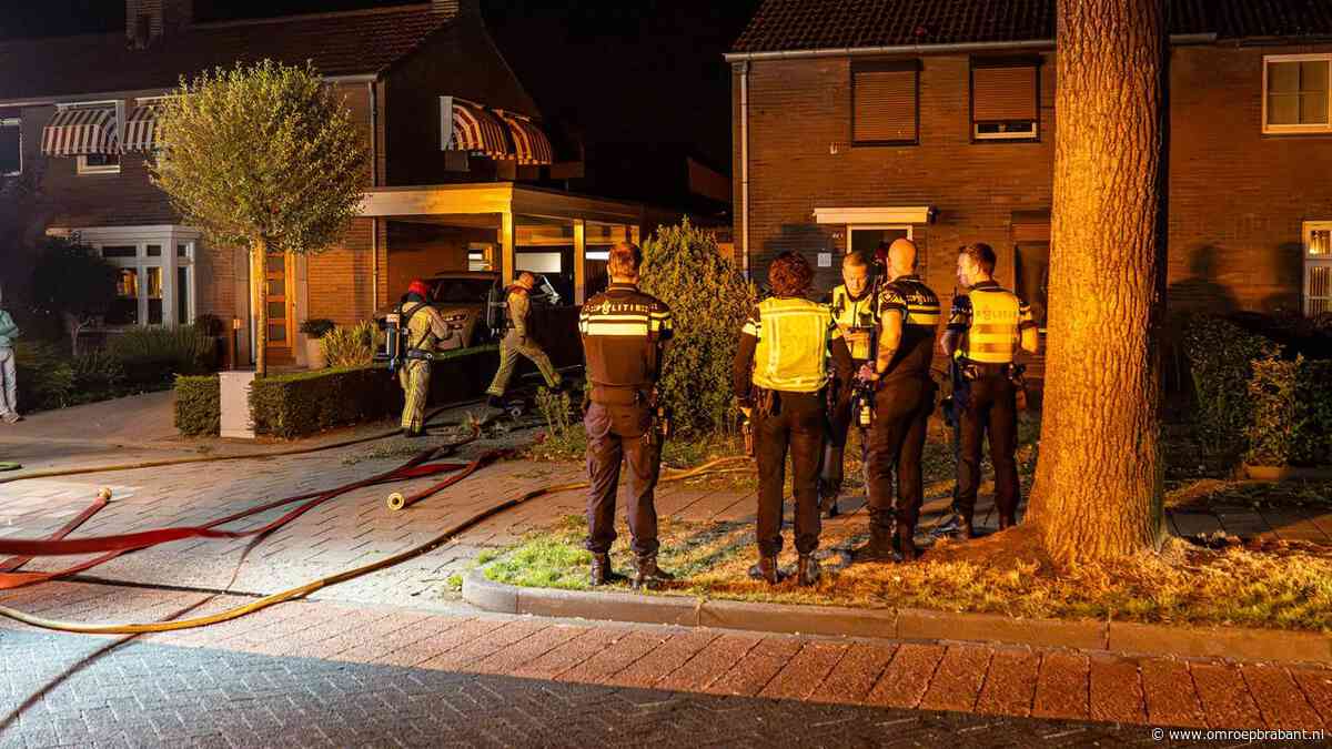 Brand in huis in Deurne, bewoonster werd wakker van rookmelder