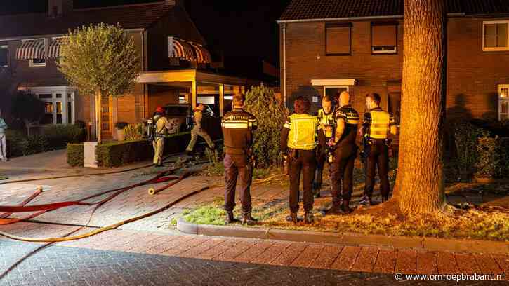 Brand in huis in Deurne, bewoonster werd wakker van rookmelder