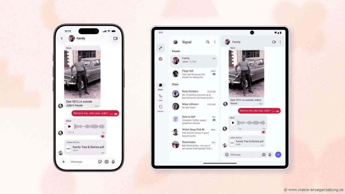 Signal auf mehreren Mobilgeräten nutzen