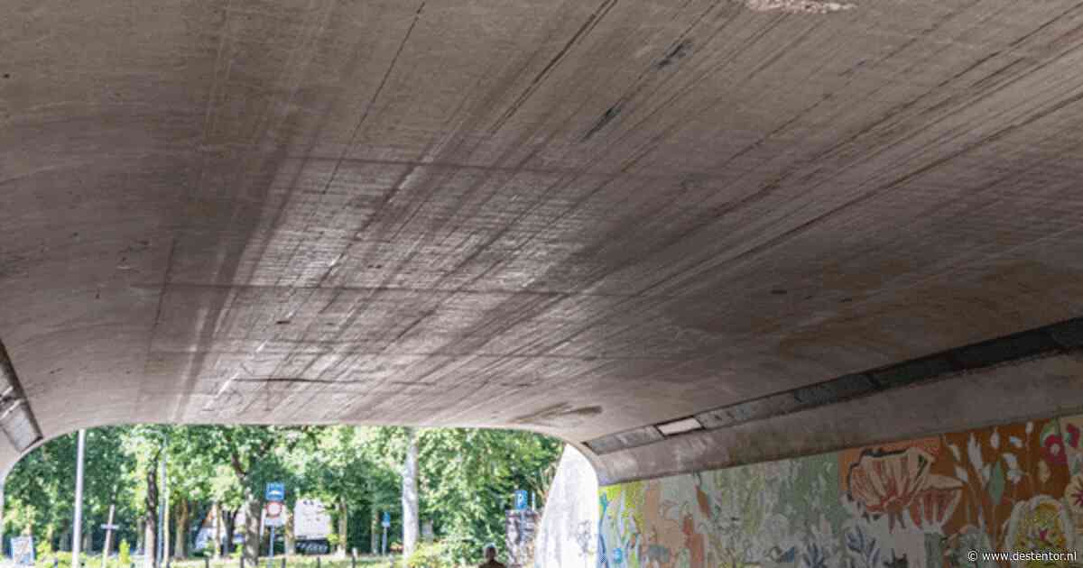 Brokkelviaducten in Zwolle wekelijks gecontroleerd, wegen zijn volgens gemeente veilig