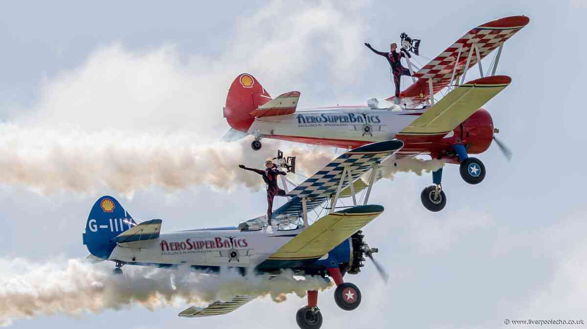 Full list of confirmed aircrafts for Southport Air Show 2026